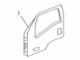 Isuzu N-Series 2008 Onwards LH Door Shell