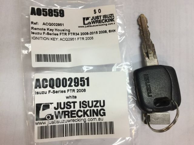 Isuzu F-Series FTR FTR34 2008-2015 Remote Key Housing